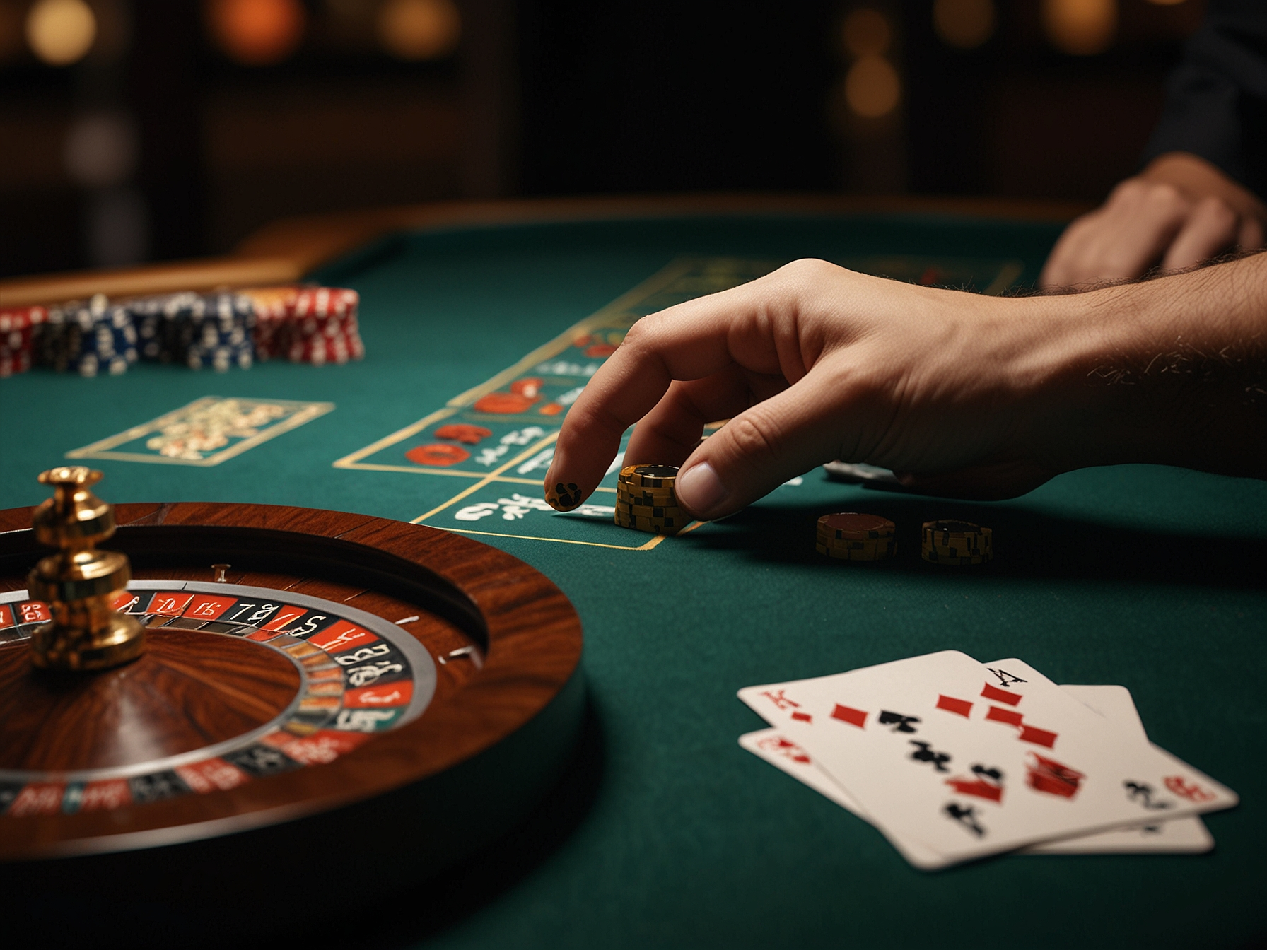 Masa de blackjack și ruletă pe Excelbet